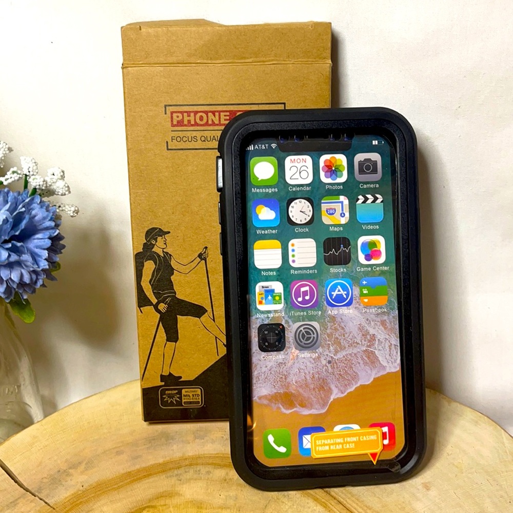 iPhone X/Xs black case NIB